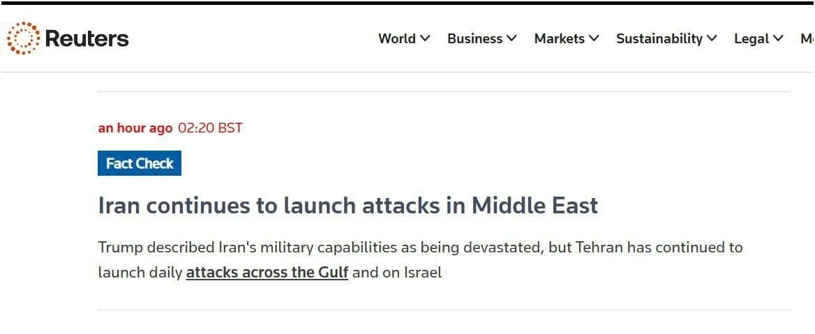 رويترز: تقييم لادعاء ترامب بشأن تدمير القوة العسكرية الإيرانية