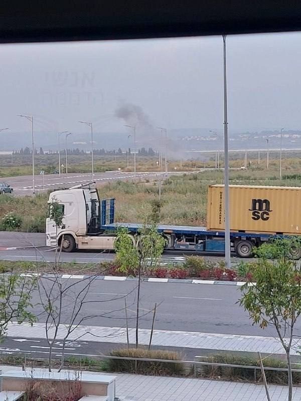 سقوط صاروخ على مدينة نهاريا